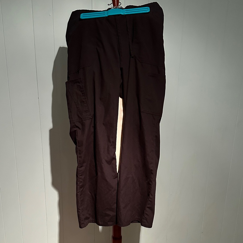 Scrubstar Women's Black Straight Scrub Pants